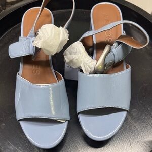 AEROSOLES Light Blue Women's Sandals